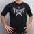 Camiseta Preta em Silkscreen